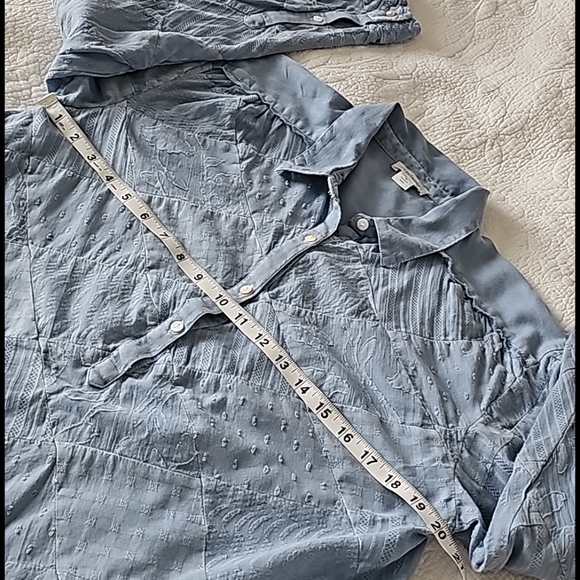 Sundance Simply Shannon Patchwork Buttoned Shirt - Picture 9 of 13